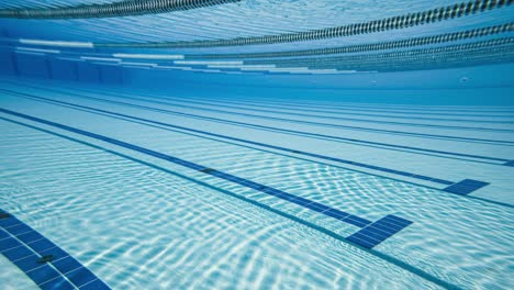 olympic swimming pool under water background.