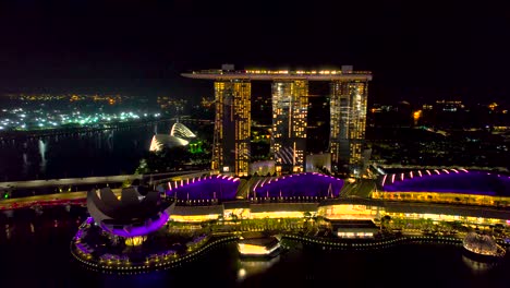 marina bay sands en singapur, malasia, destino turístico de lujo