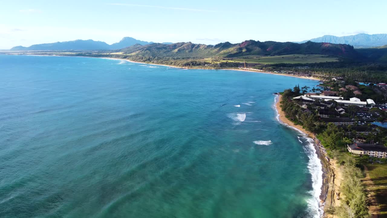 위에서 본 열대 낙원