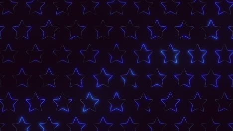 starry night a mesmerizing pattern of blue stars on a black canvas