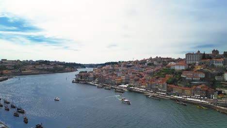 stunning panoramic view of porto, portugal