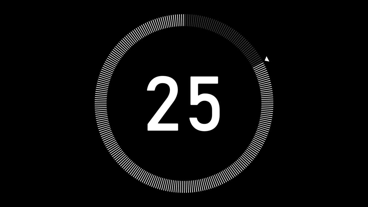 Countdown timer animation from 30 to 0 seconds.