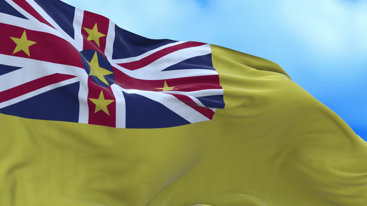 니우에 발의 끊임없는 루프.