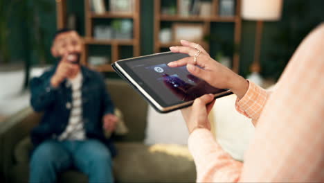 smart home control with tablet