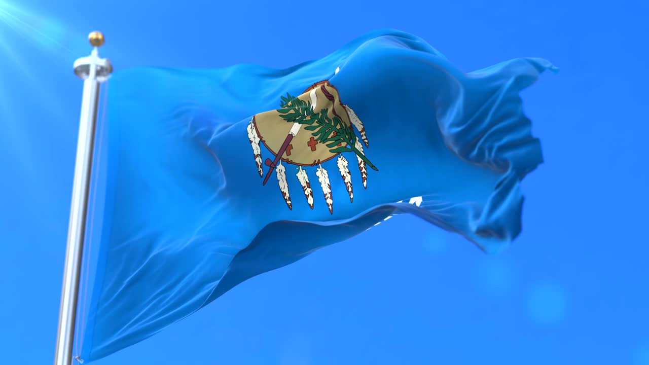 오클라호마 주 국기, 미국 지역 - 루프