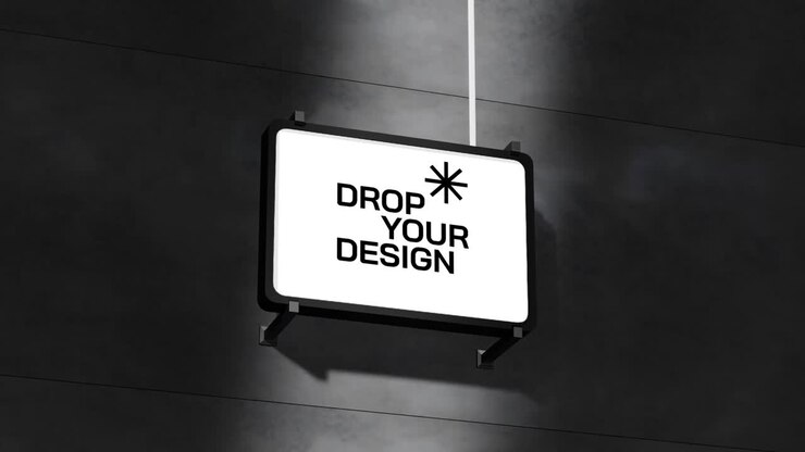 Sign board Mockup