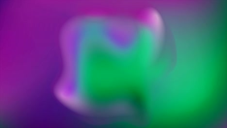 gradiente ondulado iridescente de líquido violeta verde animación de video