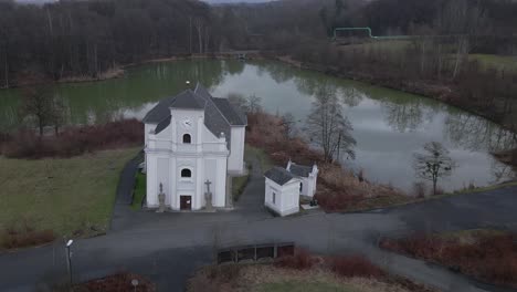 the sloping church in the karviná coal basin