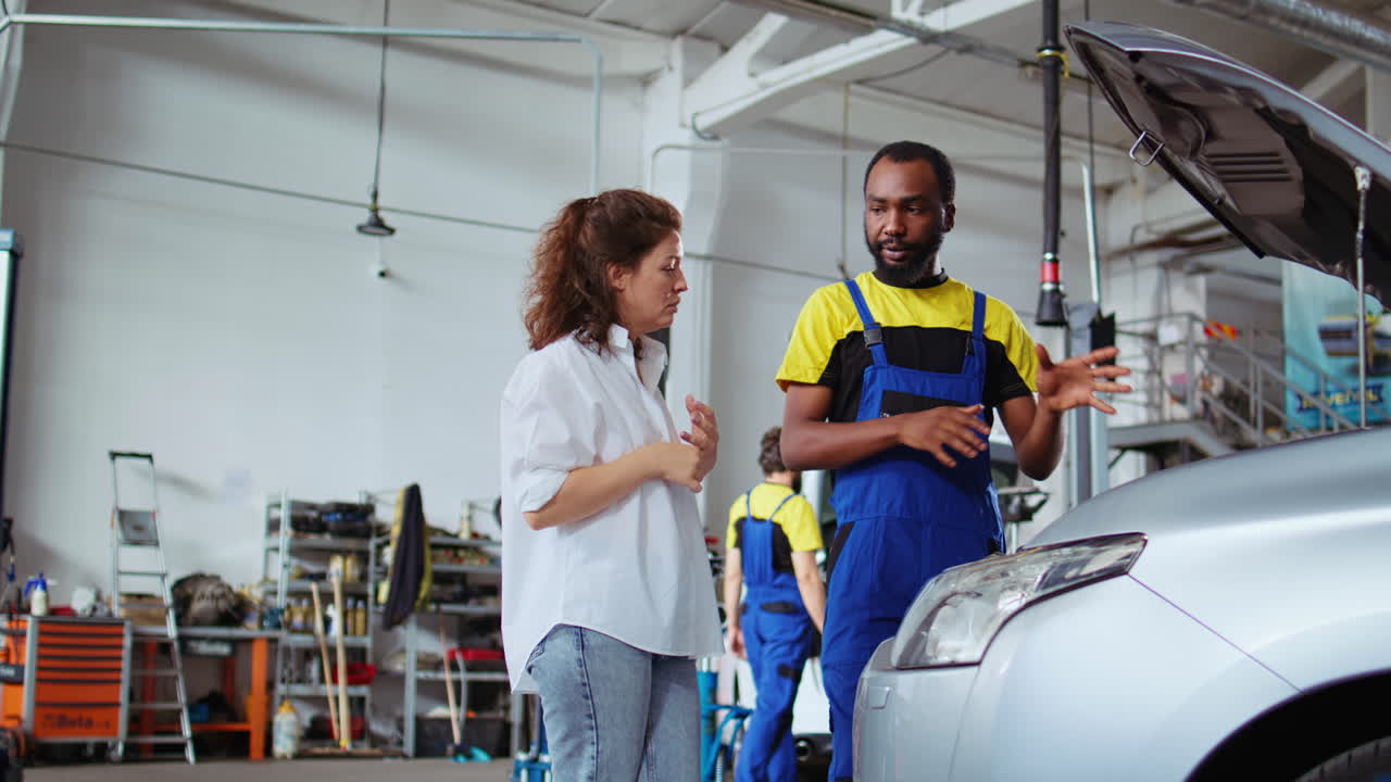 Professional shows customer car changes