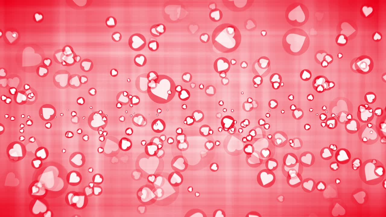 핑크색 은 그라디언트 모션 배경에서 날아다니는 심장 폭발, 중앙 수평선에서 폭발하는 많은 심장, 발렌타인 데이 축제, 결혼식 사랑, 어머니의 날을위한 4k 원활한 루프 템플릿.