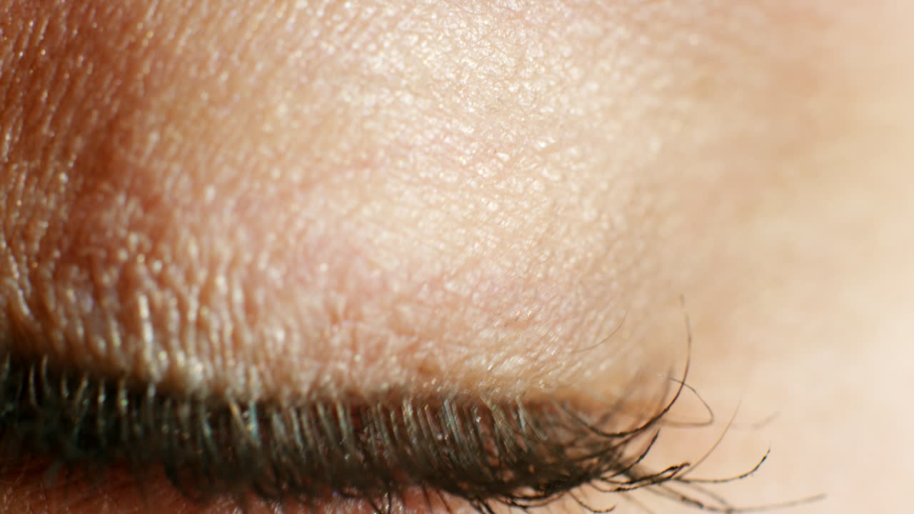 ojo verde, macro o visión