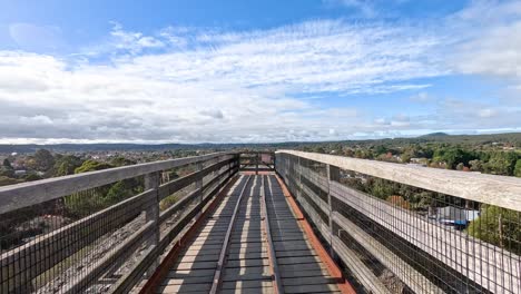 elevated walkway with scenic views of ballarat