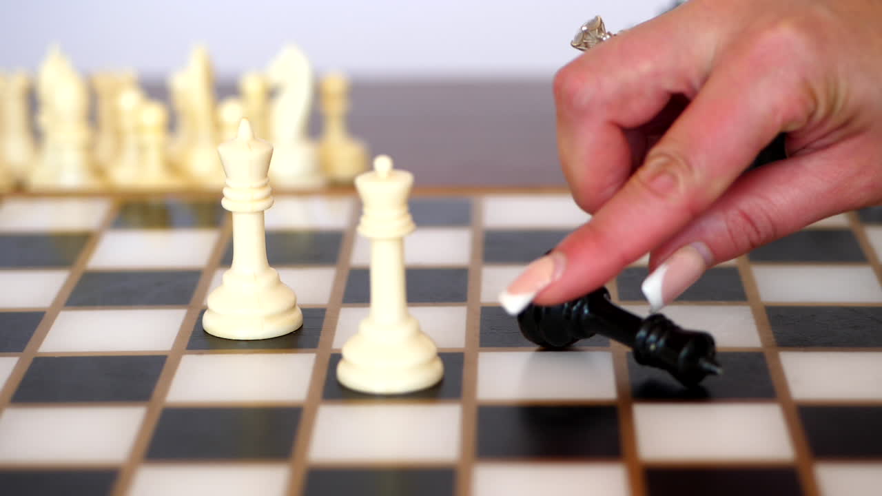 유리 체스 조각