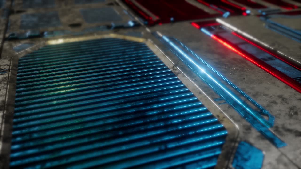 미 과학 금속 배경