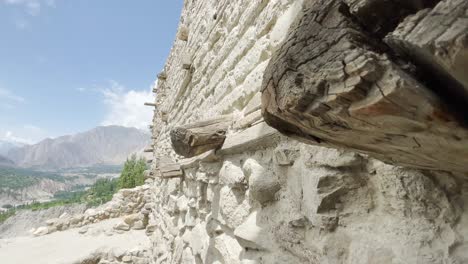 Close-Up-Of-Brickwork-On-Wall-Of-Altit-Fort-In-The-Hunza-Valley