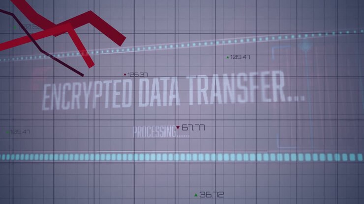 Animation af databehandling over gitter med rød pil og numeriske værdier