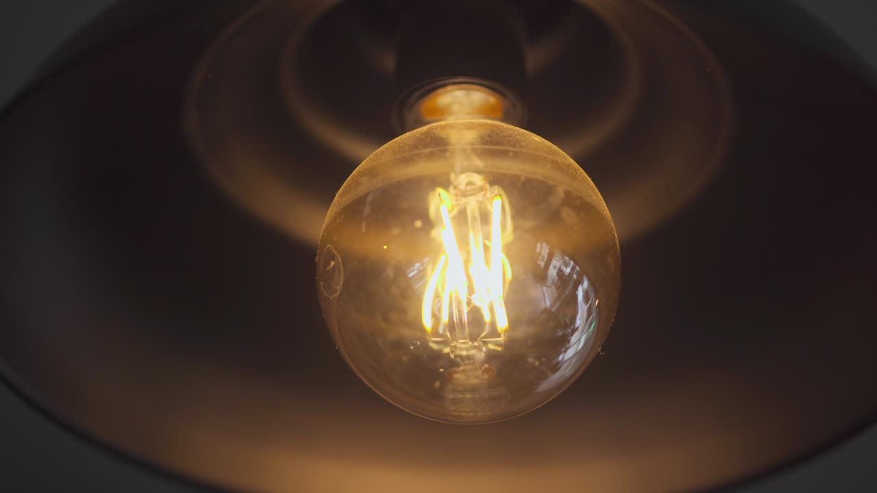 las bombillas led imitan el vintage.