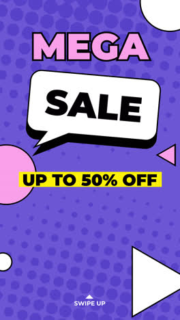 mega sale promotion graphic design