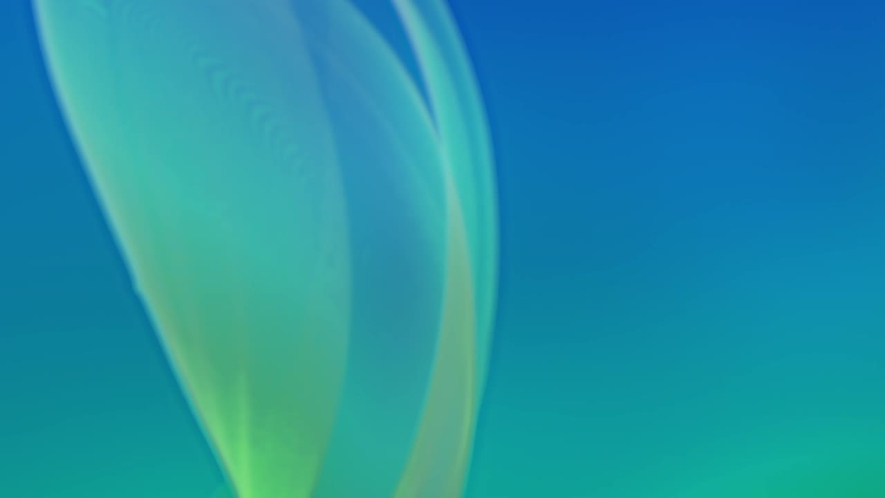 녹색과 파란색 안개 루프 추상적인 배경