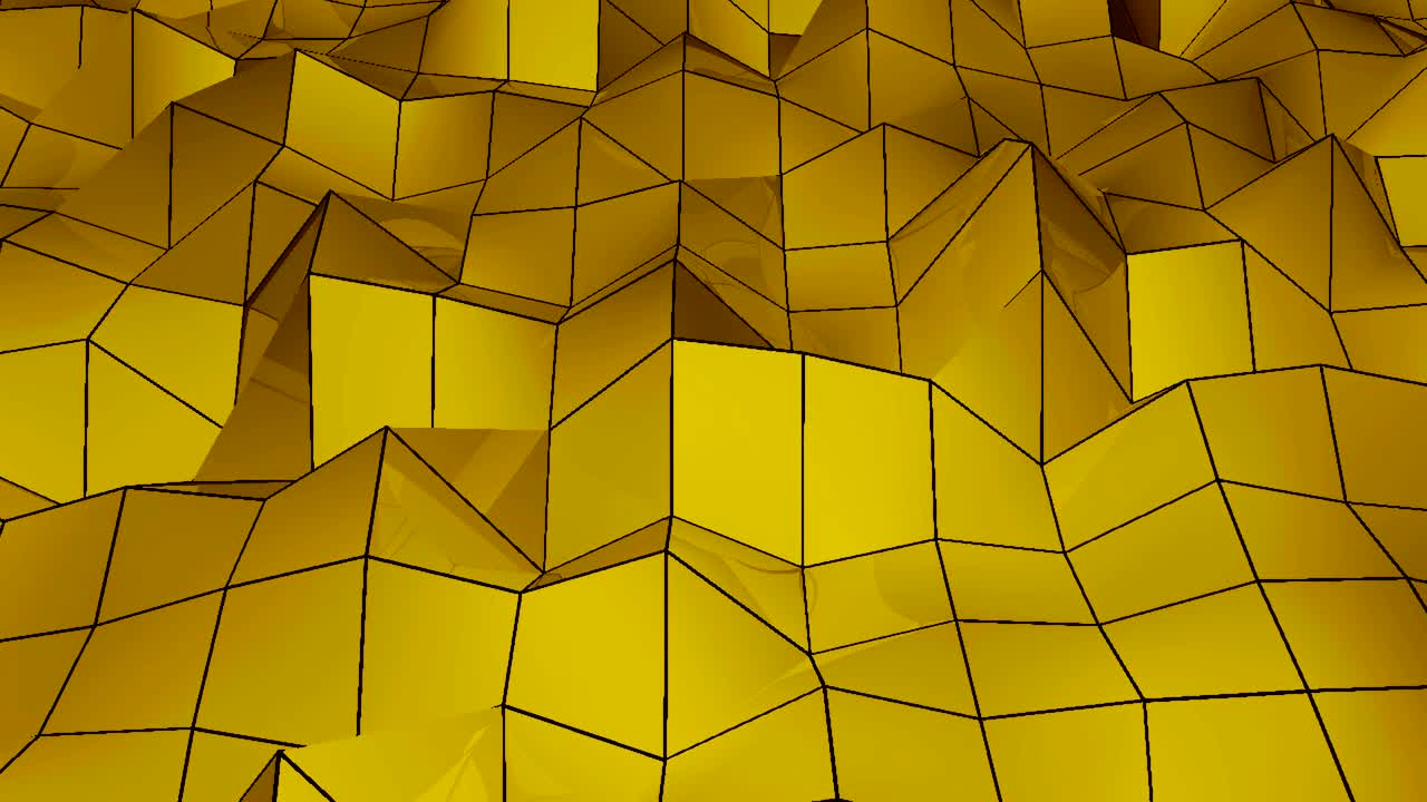 bucle de superficie geométrica poligonal abstracto. resolución de 4k. fondo digital