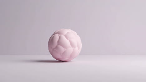 a pink sphere