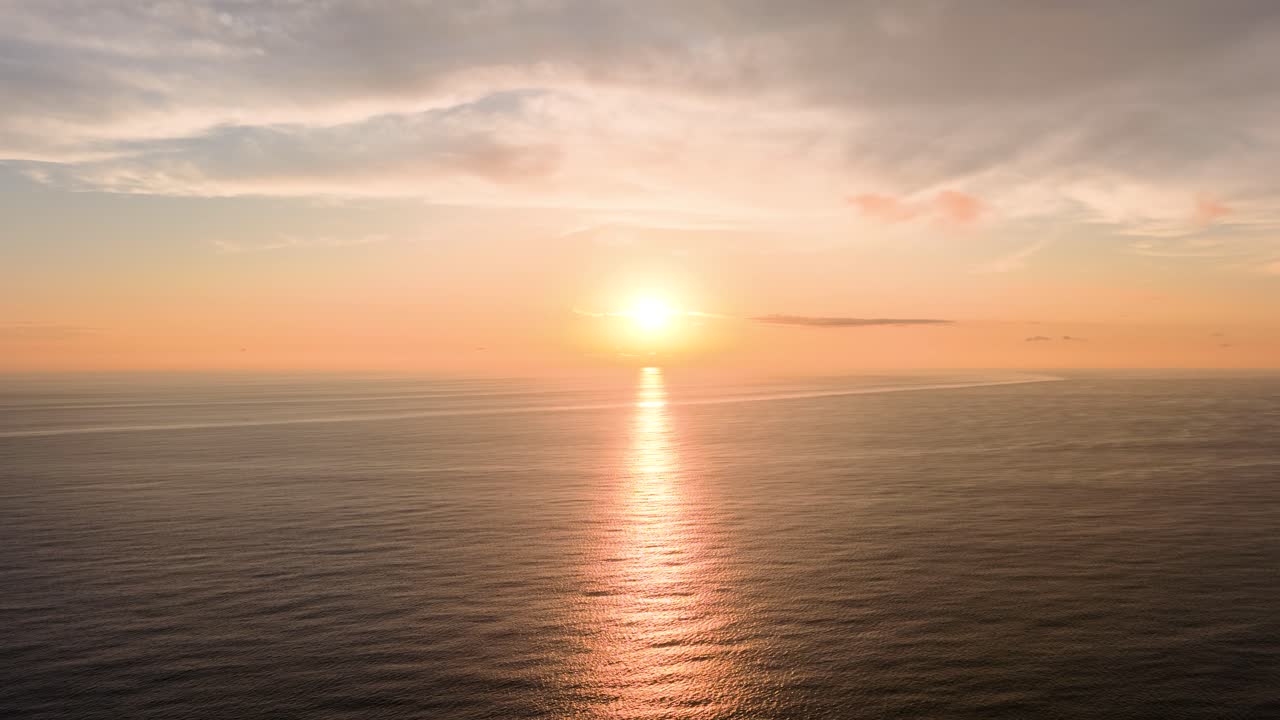 Sunset over the Sea
