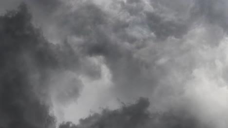 view of dark colonimus clouds  during cloud storms