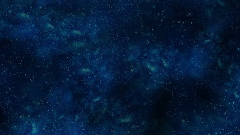 Universo-Con-Estrellas-Voladoras-Aleatorias-Y-Polvo-En-Nubes-Azules