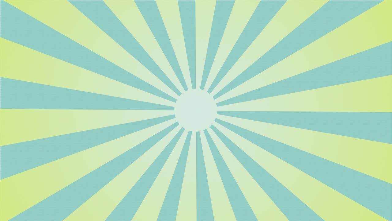 Motion sunburst circle and background pattern animation.