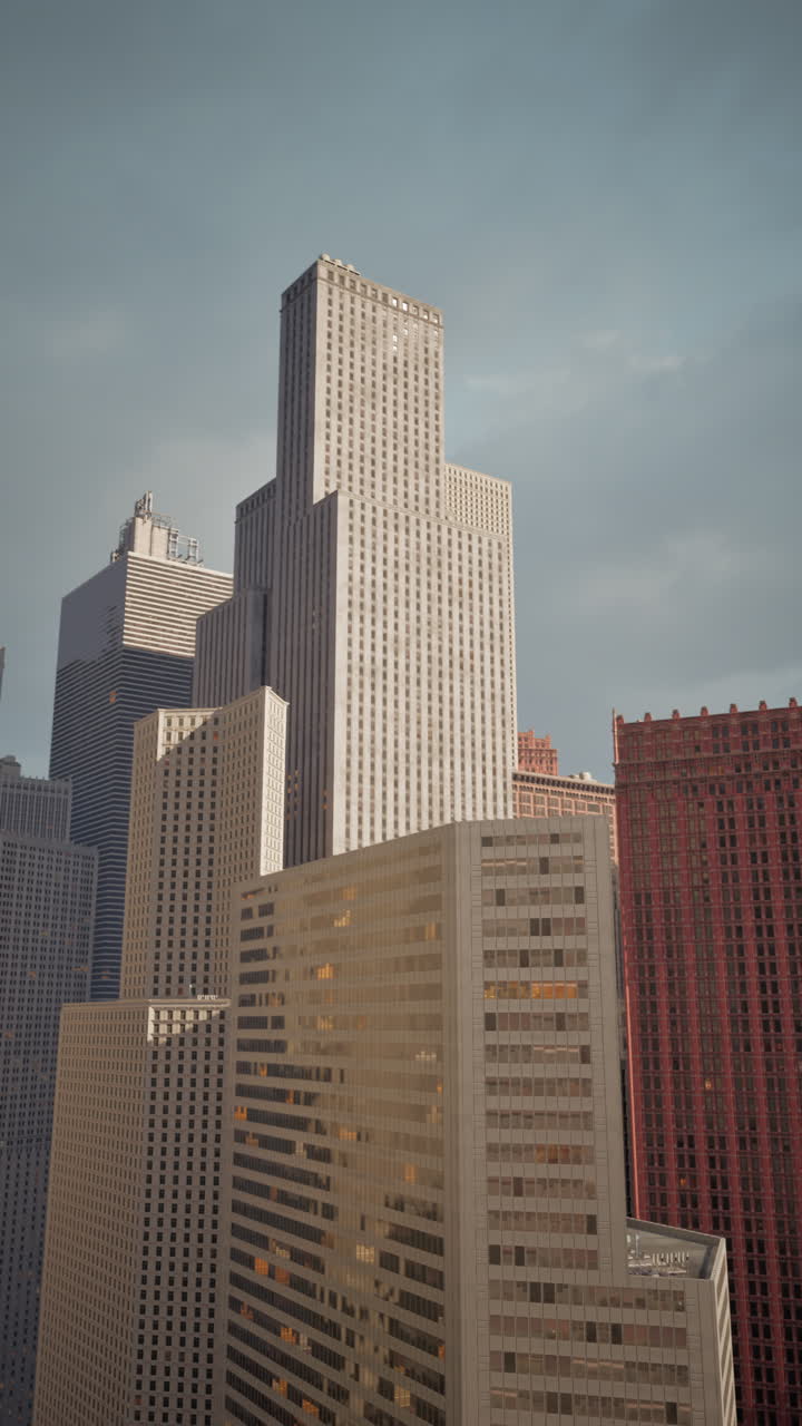 rascacielos en la ciudad