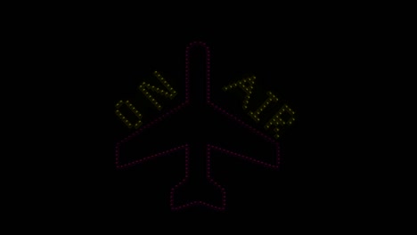en el logotipo de la luz aérea