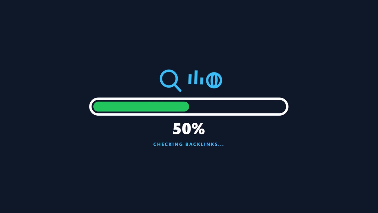 Digital SEO Analysis Progress Bar Animation