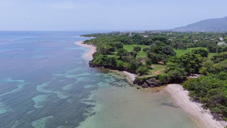 constambar beach in puerto plata on dominican republic tropical caribbean island