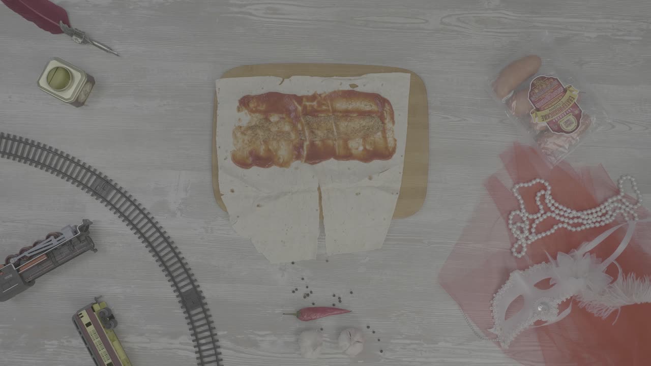 preparando un delicioso envoltorio