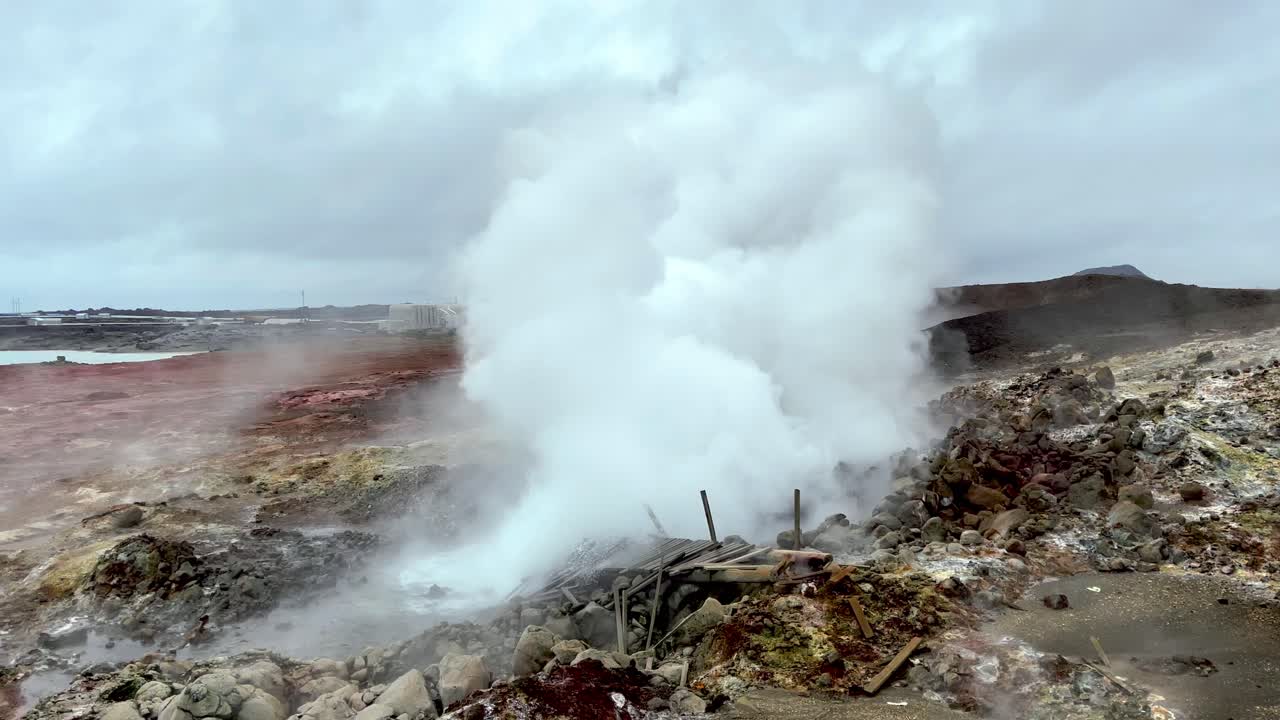 Iceland - Reykjanes Peninsula: Gunnuhver's Geothermal Symphony - Nature's Bubbling and Boiling Orchestra