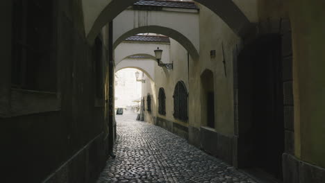 old european alleyway