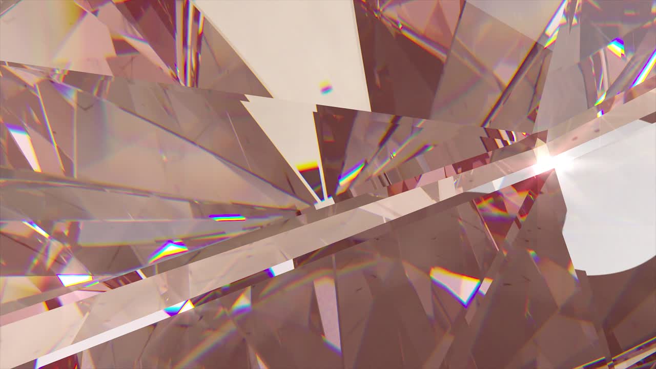 una sombra de coral de diamante girando lentamente, un hermoso fondo. 4k, primer plano, bucle sin costuras.