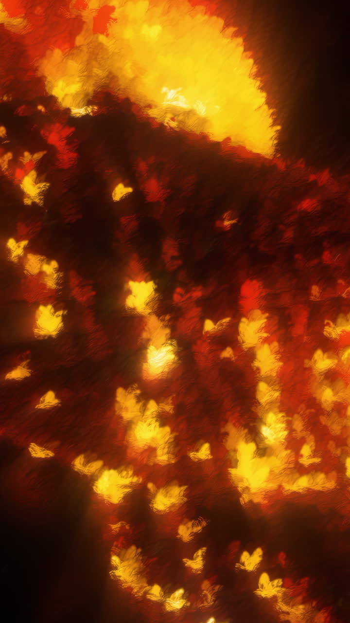 추상적인 화재 패턴