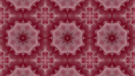 3d looped abstract ornate decorative background. hypnotic kaleidoscope.