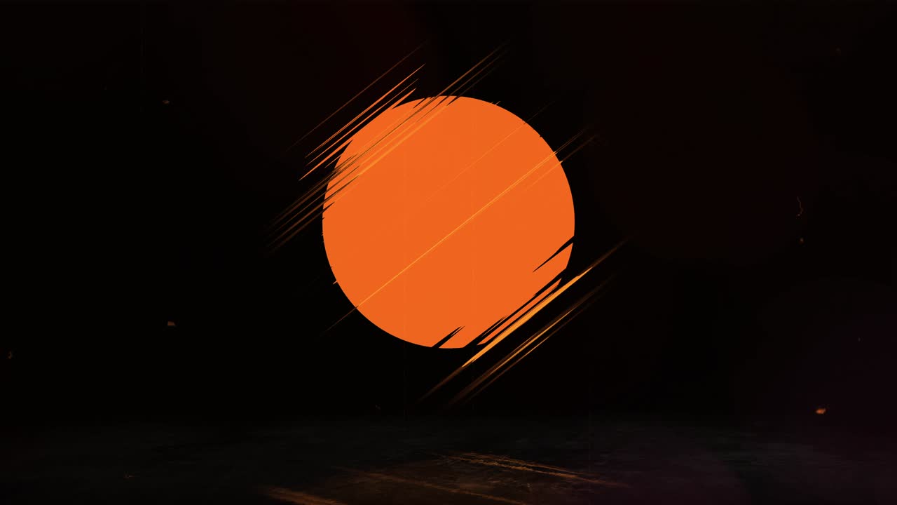 póster animado de un sol