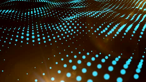connection dots structure. abstract wave background.