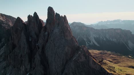 dolomites mountain range in south tyrol