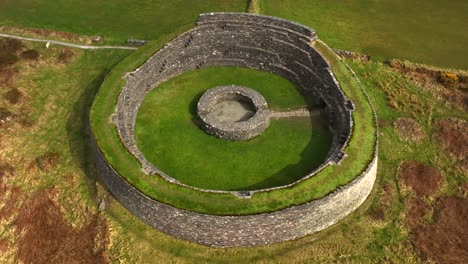 Cahergal-Ringfort,-Kerry,-Irlanda,-Marzo-De-2022