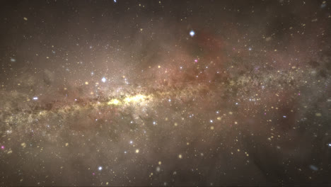 Spektakulärer-Blick-Auf-Eine-Leuchtende-Galaxie-–-Ein-Gravitativ-Gebundenes-System-Aus-Sternen,-Sternresten,-Interstellarem-Gas,-Staub-Und-Dunkler-Materie.-Nebel-Sind-In-Gruppen,-Cluster-Und-Superhaufen-Organisiert.