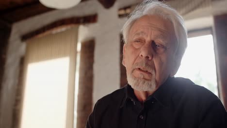 older man in a room