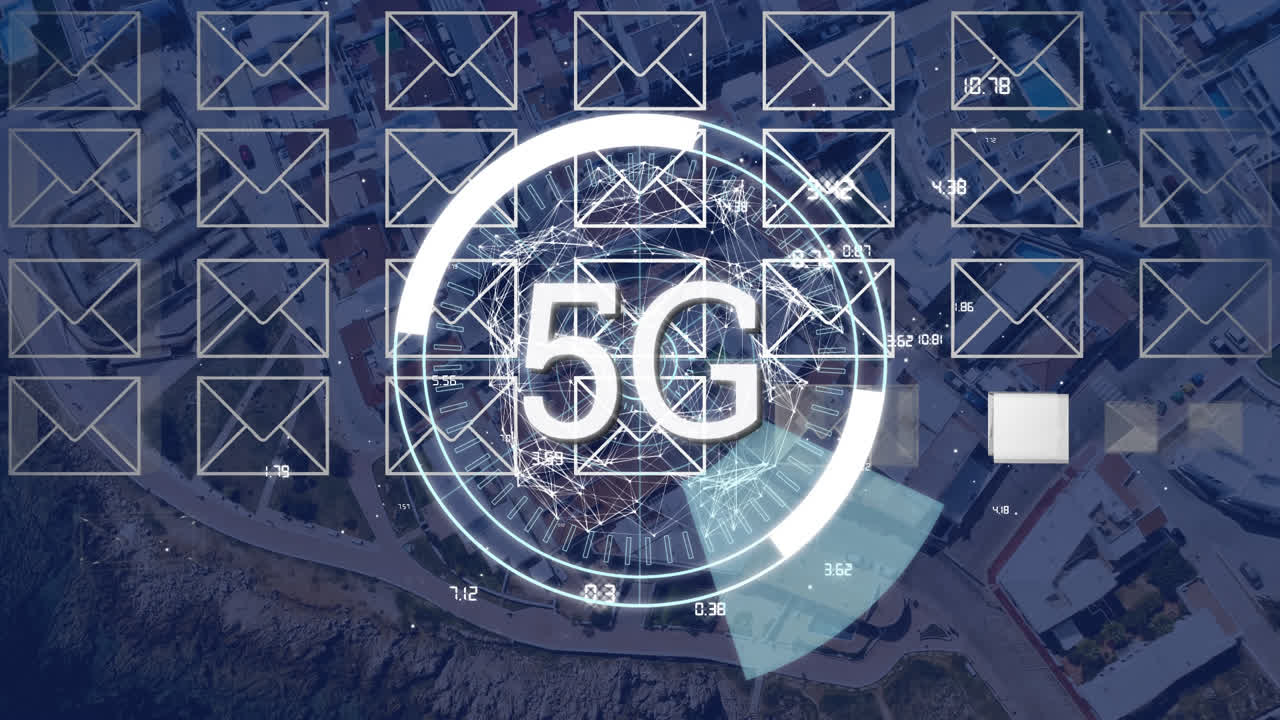 5g mostrado en un círculo