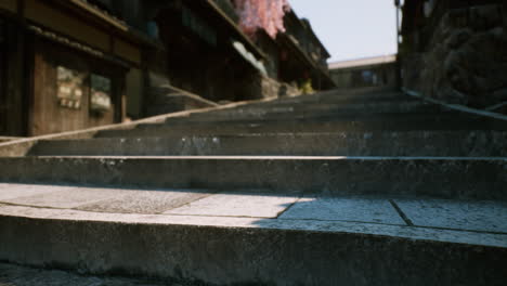 ancient japanese stone stairs