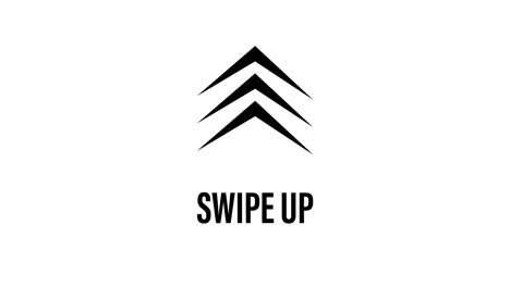 swipe up sign arrow animation. drag pull up icon animated video. follow button. visit page 4k