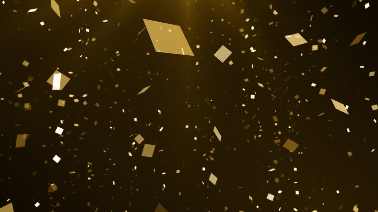 입자 금 반이는 보케상 먼지 추상적인 배경 루프