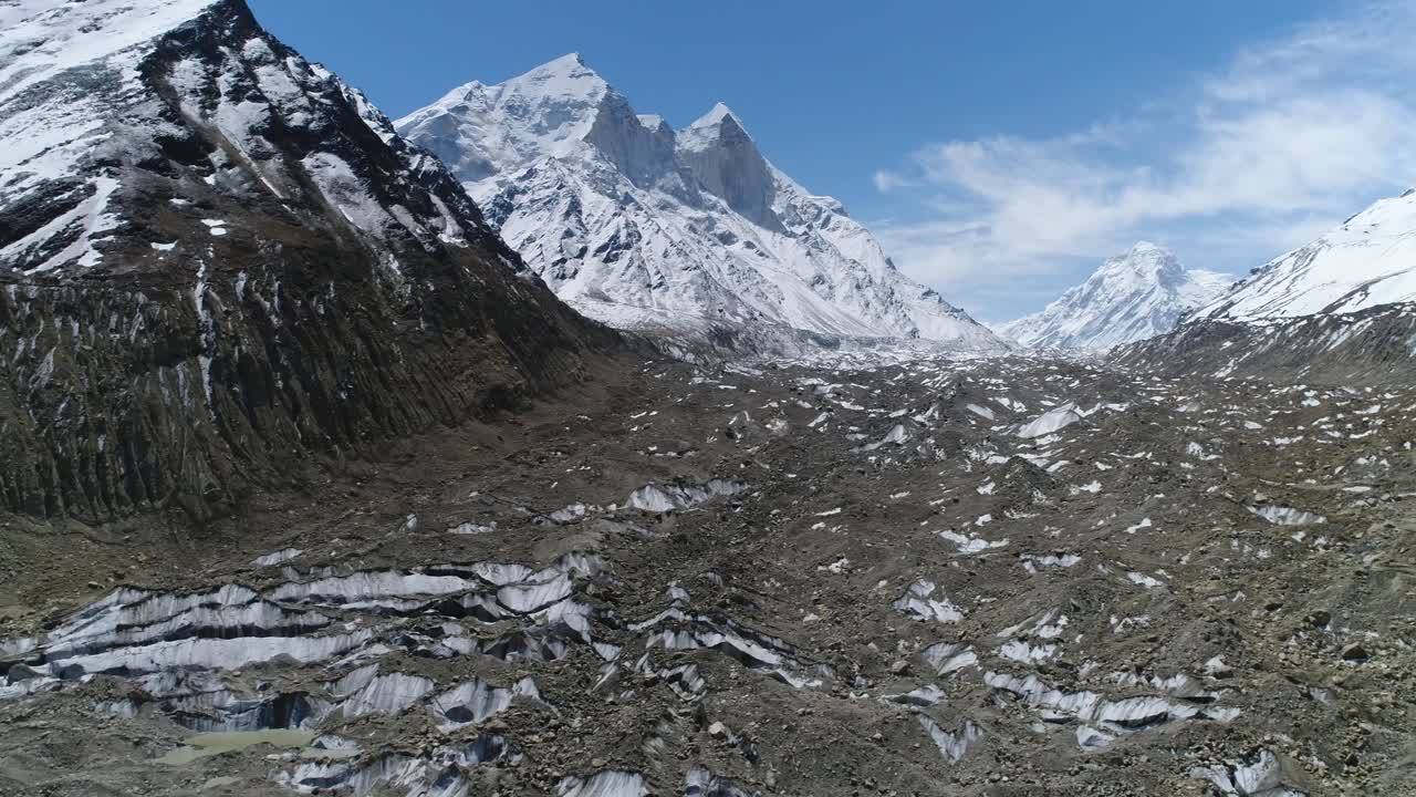 gomukh o gaumukh uttarakhand, india gomukh es el término o hocico del glaciar gangotri, la fuente del río bhagirathi, una de las cabeceras principales del río ganges